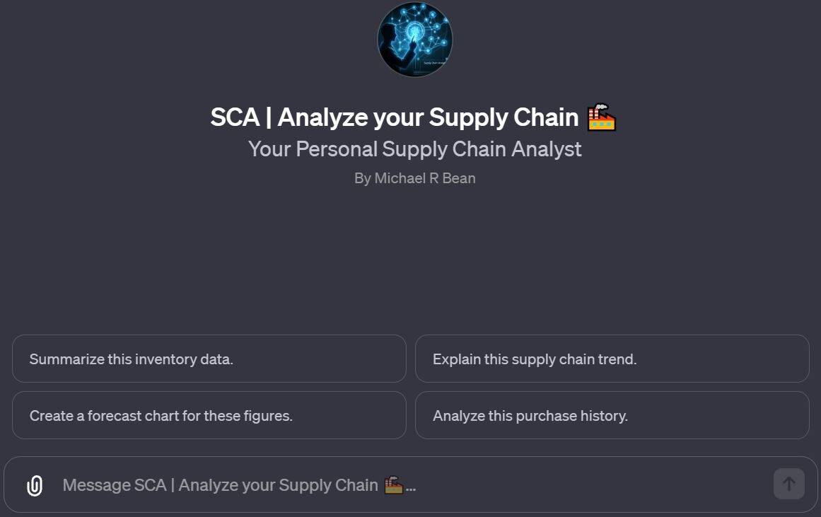 Picture of SCA | Supply Chain Analyst GPT